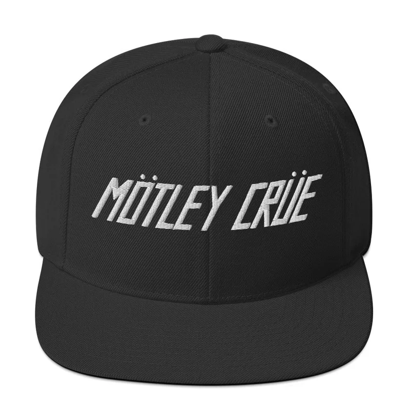 Motley Crue - Logo Snapback Hat Black