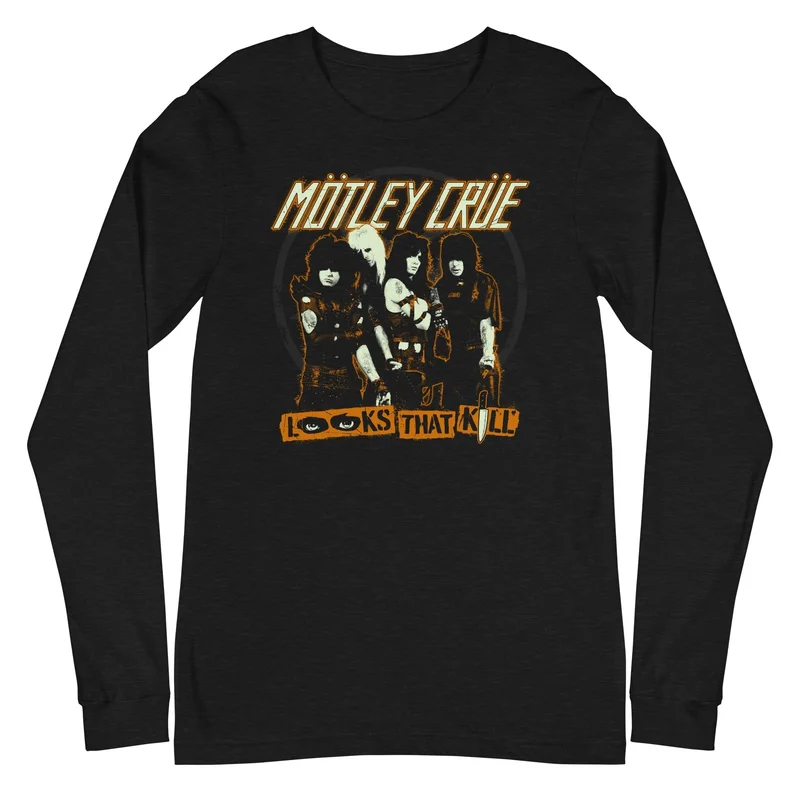 Motley Crue - Looks That Kill Long Sleeve T-Shirt Black