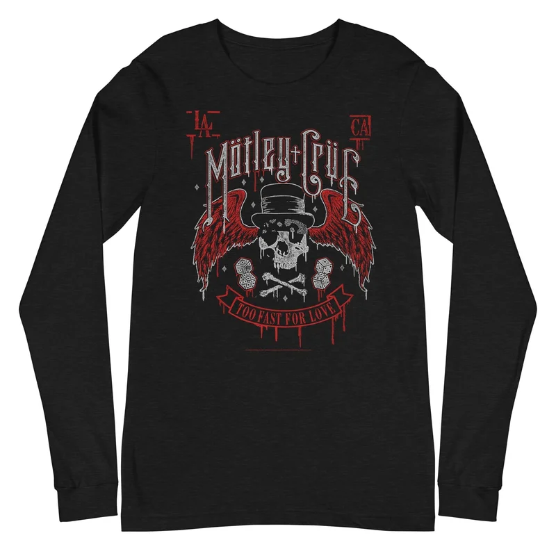 Motley Crue - Los Angeles Long Sleeve T-Shirt Black