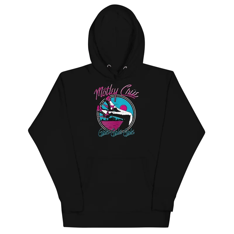 Motley Crue - Miami Girls Hoodie Black
