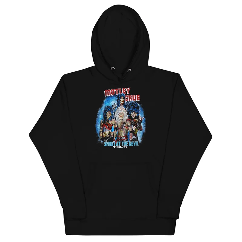 Motley Crue - Shout Tour Hoodie Black
