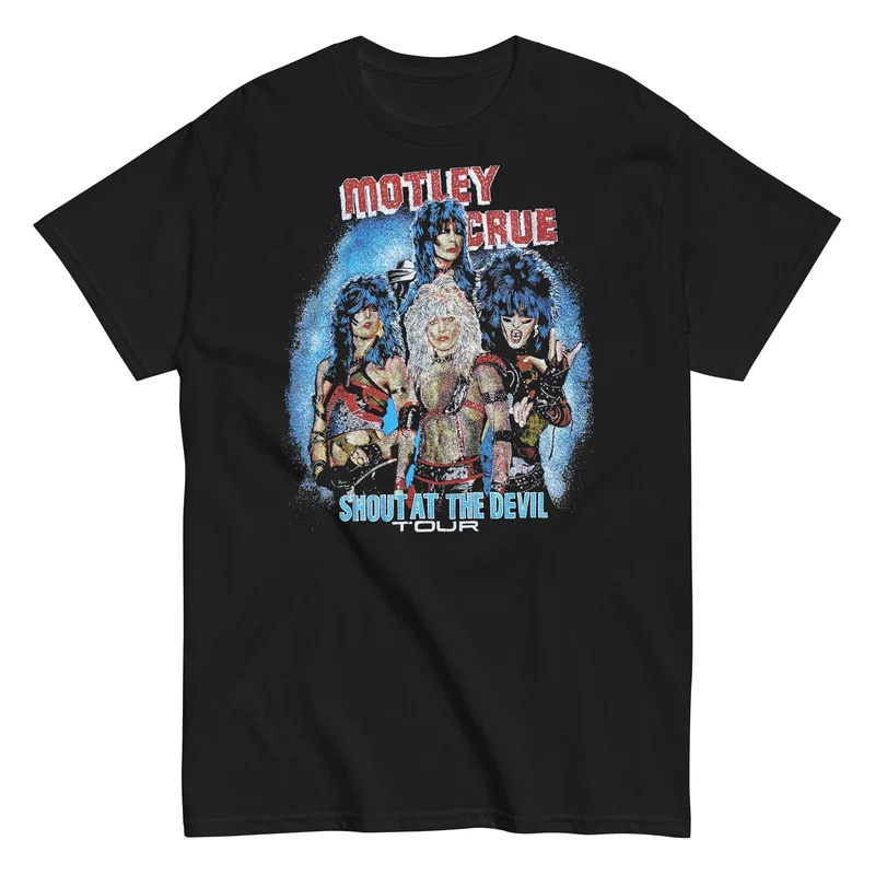 Motley Crue - Shout Tour T-Shirt Black