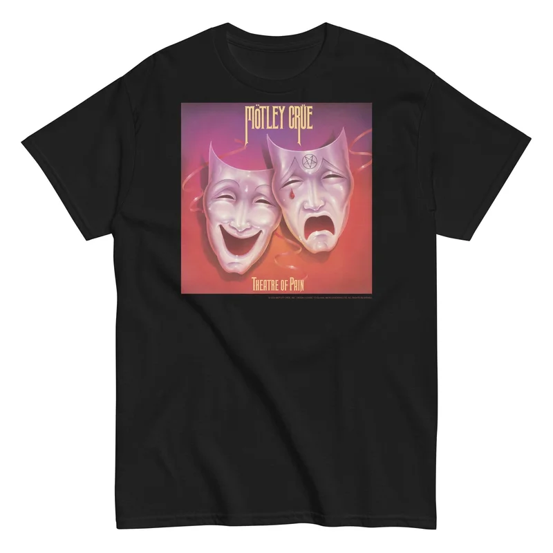 Motley Crue - Theatre of Pain Cover T-Shirt Black