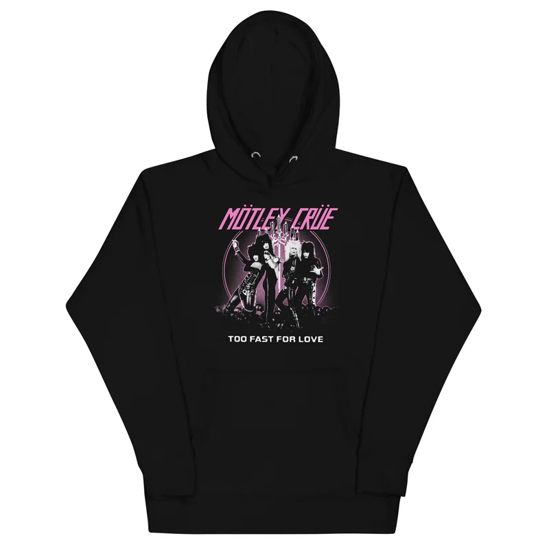 Motley Crue - Too Fast for Love Hoodie Black