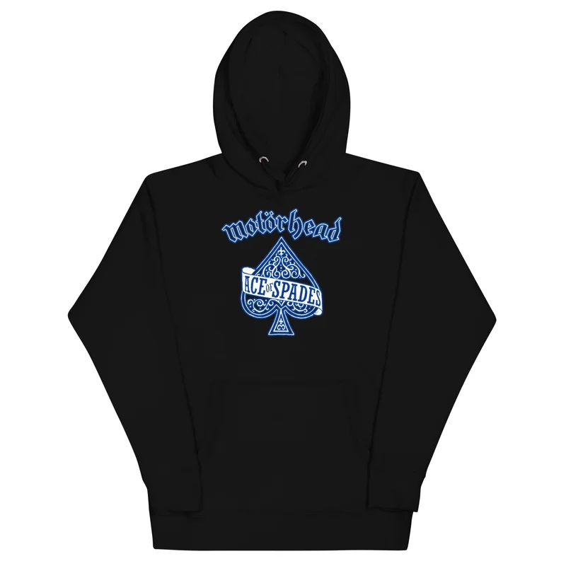 Motorhead - Blue Ace Hoodie Black