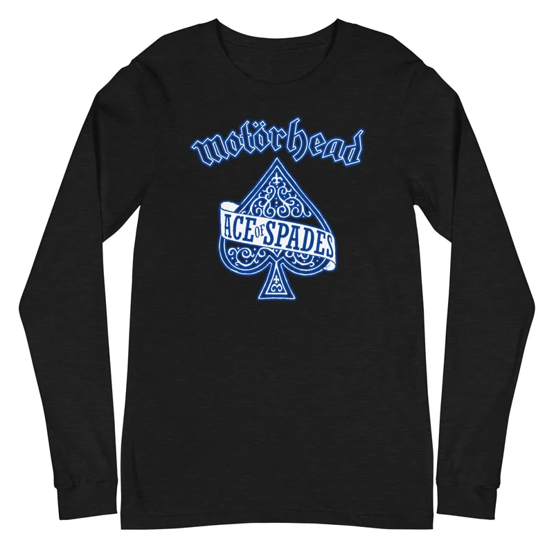 Motorhead - Blue Ace Long Sleeve T-Shirt Black