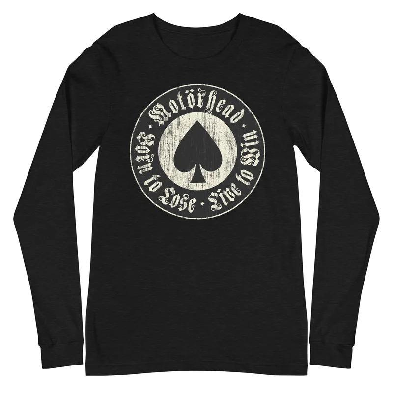 Motorhead - Circle Logo Long Sleeve T-Shirt Black
