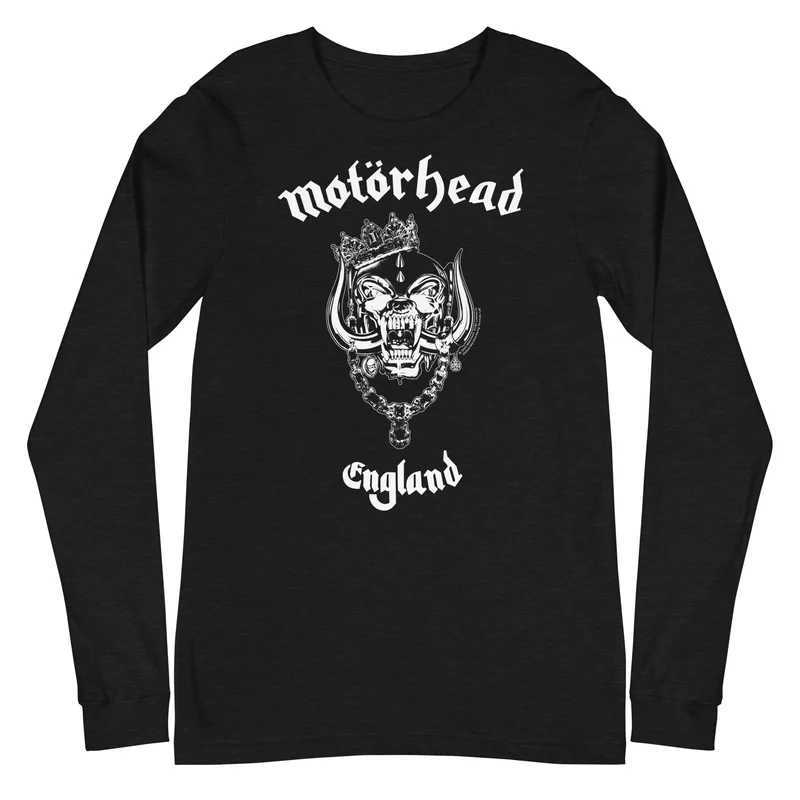 Motorhead - Classic Logo Long Sleeve T-Shirt Black
