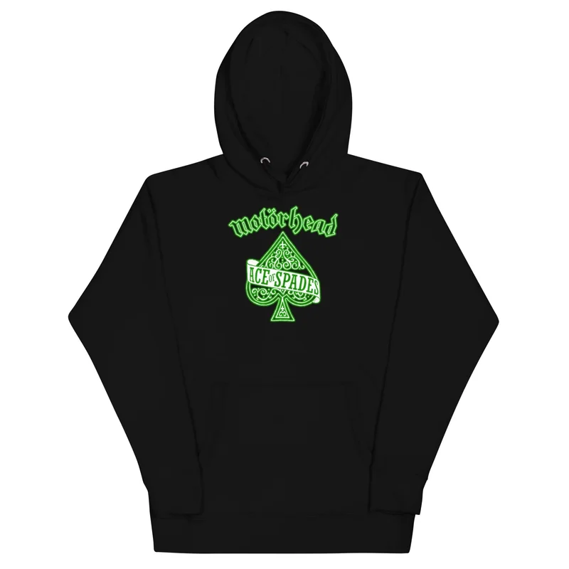 Motorhead - Green Ace Hoodie Black