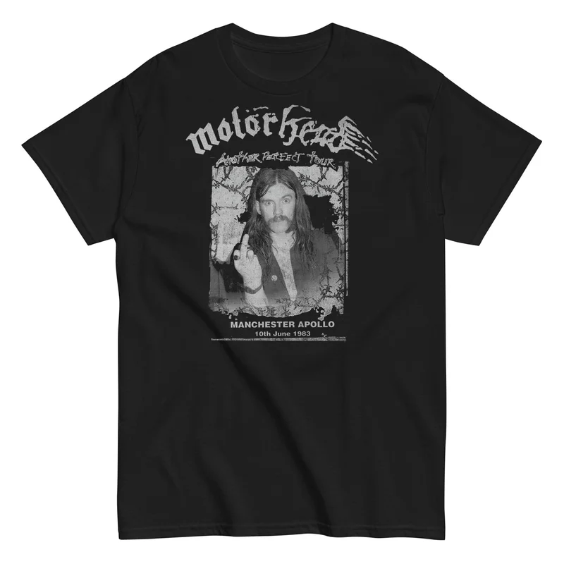 Motorhead - Manchester Apollo T-Shirt Black