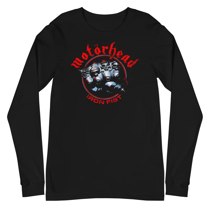 Motorhead - Red Fist Long Sleeve T-Shirt Black