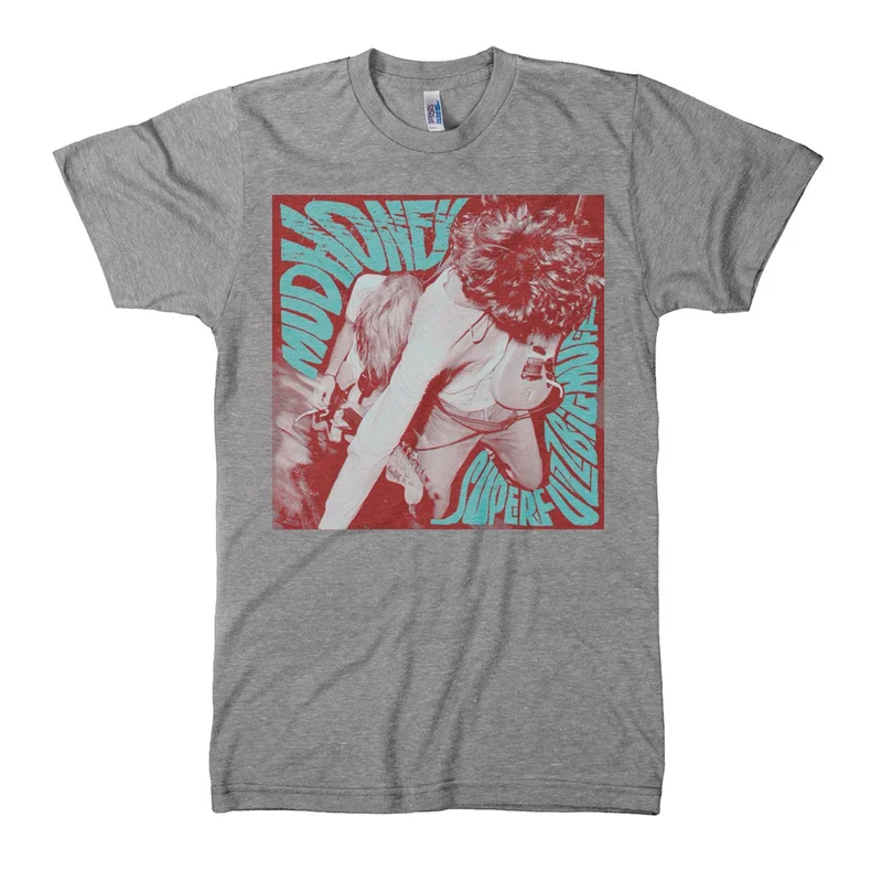 Mudhoney Superfuzz Cover Tri-Blend Grey Shirt