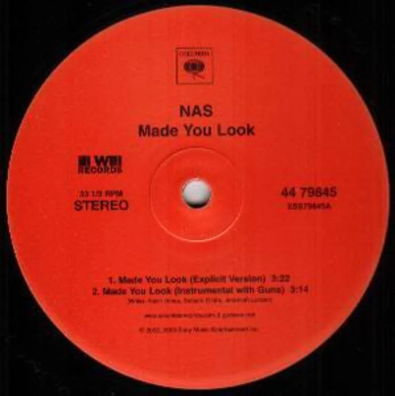 Nas-Made You Look 12" Single Factory Sealed