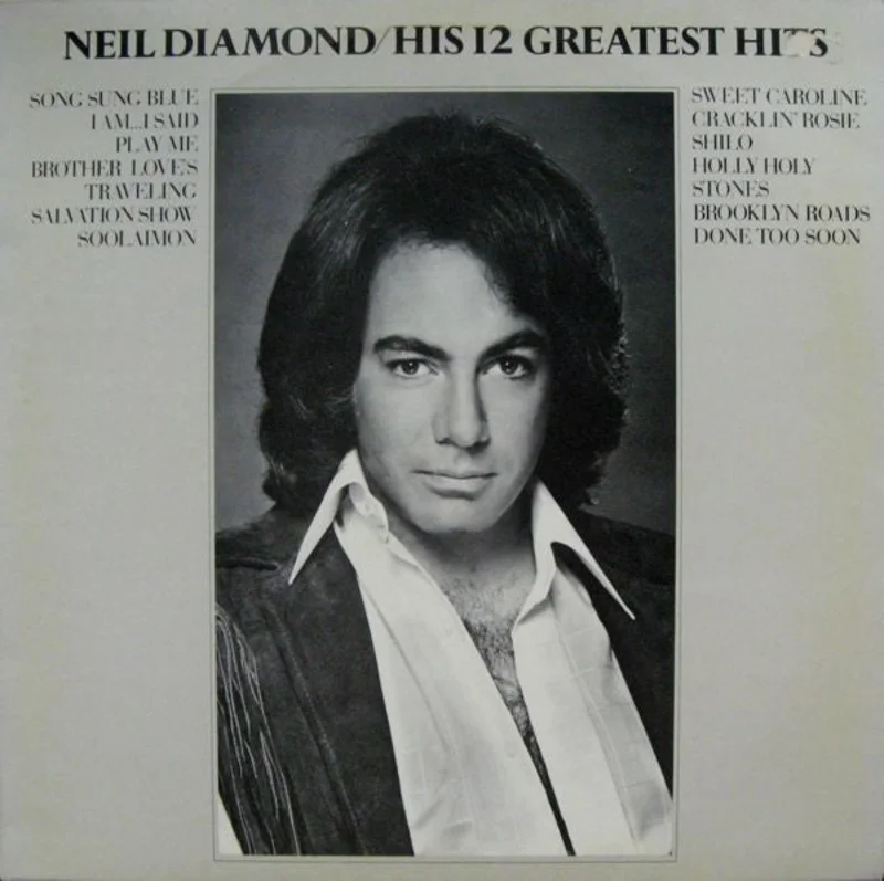 Neil Diamond-His 12 Greatest Hits LP