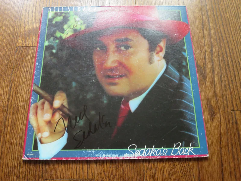 Neil Sedaka - Sedaka's Back (signed by Neil Sedaka and Graham Gouldman)