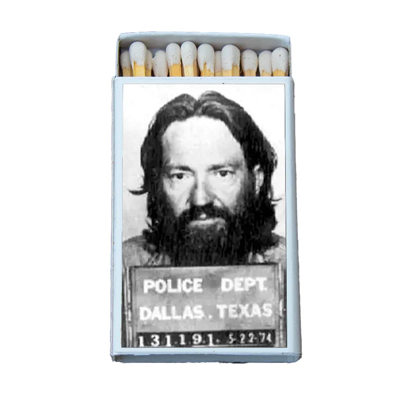 Nelson, Willie - Mugshot Matchbook