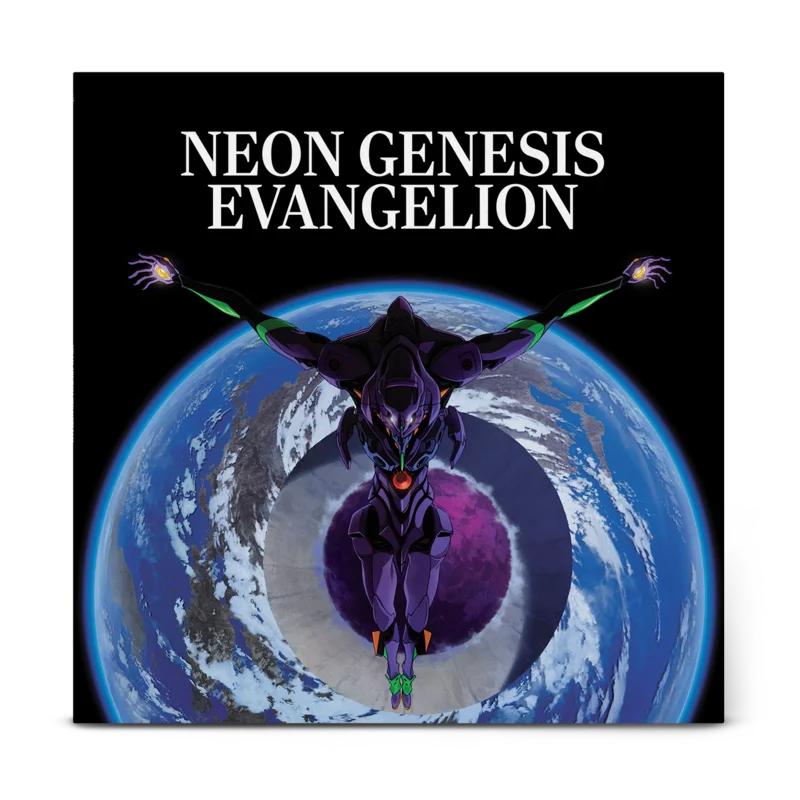 Neon Genesis Evangelion - Original Series Soundtrack LP Mondo Exclusive Clear with Green/Purple Smoke