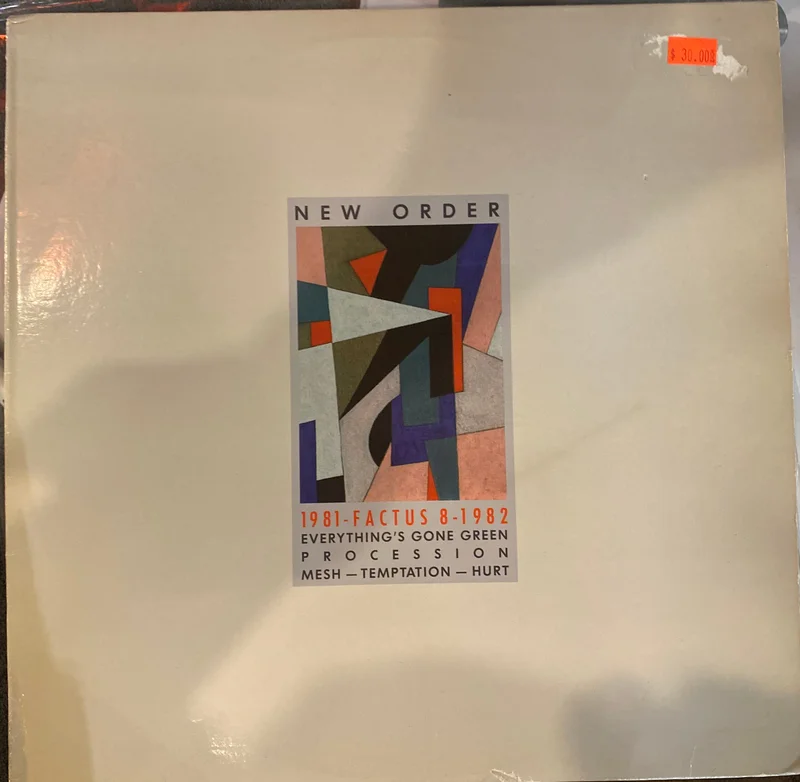 New Order - 1981-1982 vinyl EP (1982)