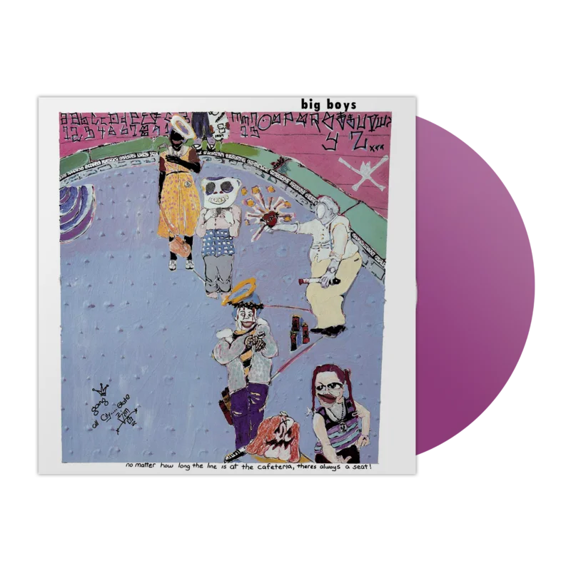No Matter How Long the Line is at the Cafeteria, There's Always a Seat! LP by The Big Boys Purple Vinyl