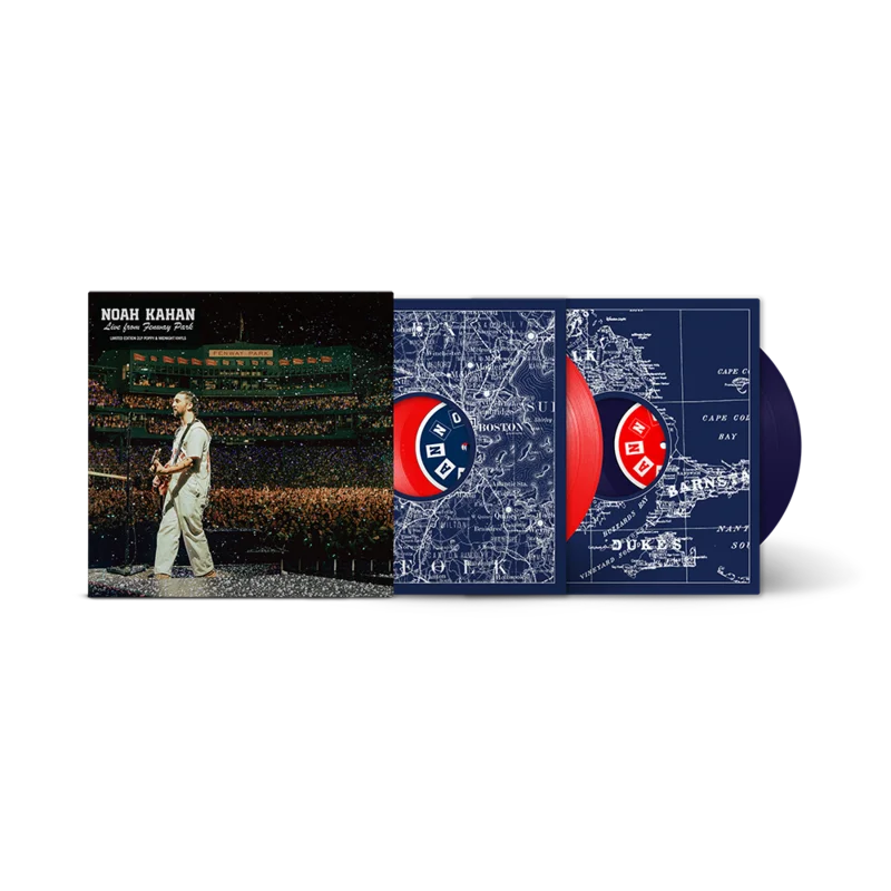 Noah Kahan - Live From Fenway Park Red/Blue 2LP Vinyl