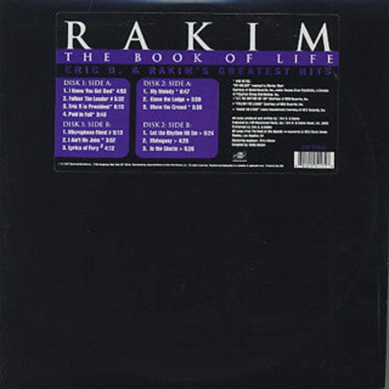 OP-033 The Book Of Life - Rakim