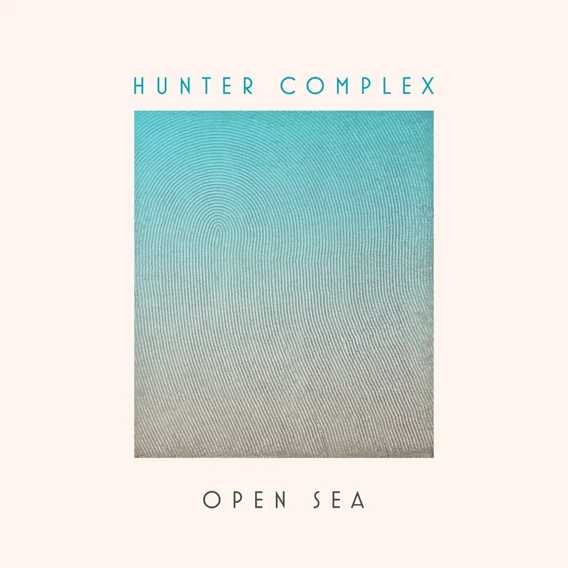 Open Sea by Hunter Complex LP Blue and Black Swirl w/ Green Splatter