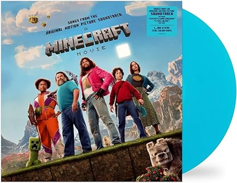 Original Soundtrack A Minecraft Movie [Songs from the Original Motion Picture Soundtrack] - Teal Vinyl - Sealed UK Vinyl LP