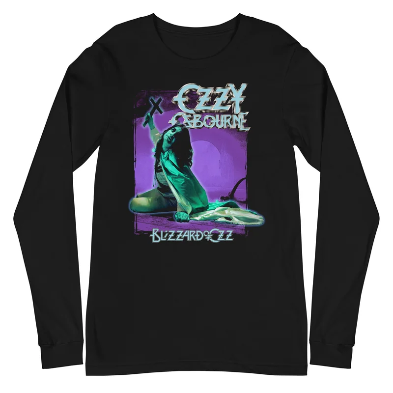 Ozzy Osbourne - Blizzard of Ozz Long Sleeve T-Shirt Black