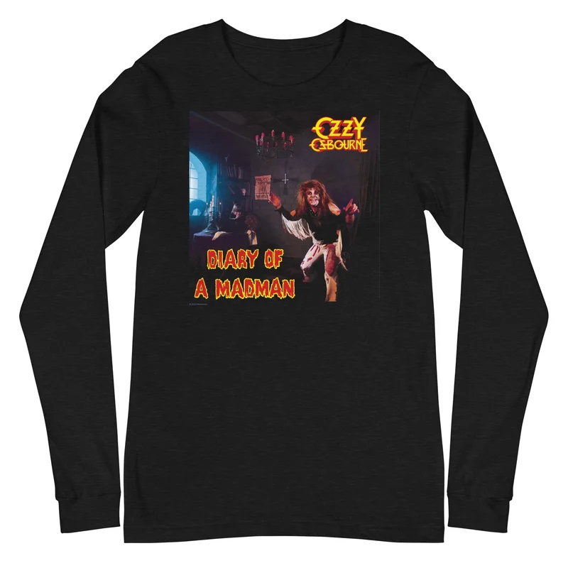 Ozzy Osbourne - Diary of a Madman Long Sleeve T-Shirt Black