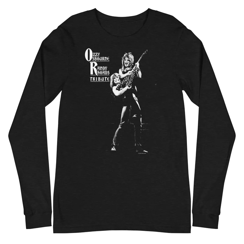 Ozzy Osbourne - Guitar Long Sleeve T-Shirt Black