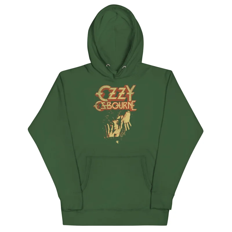 Ozzy Osbourne - Late 80s Vintage Ozzy Classic Hoodie Black
