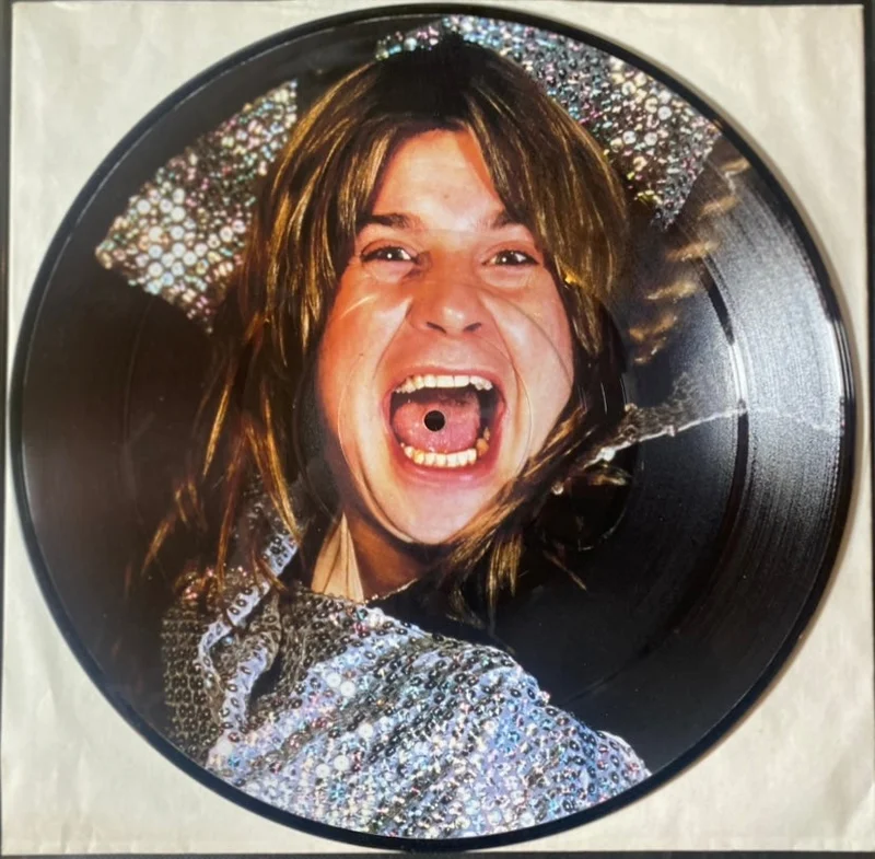 Ozzy Osbourne Live Mr. Crowley Picture disc 12"