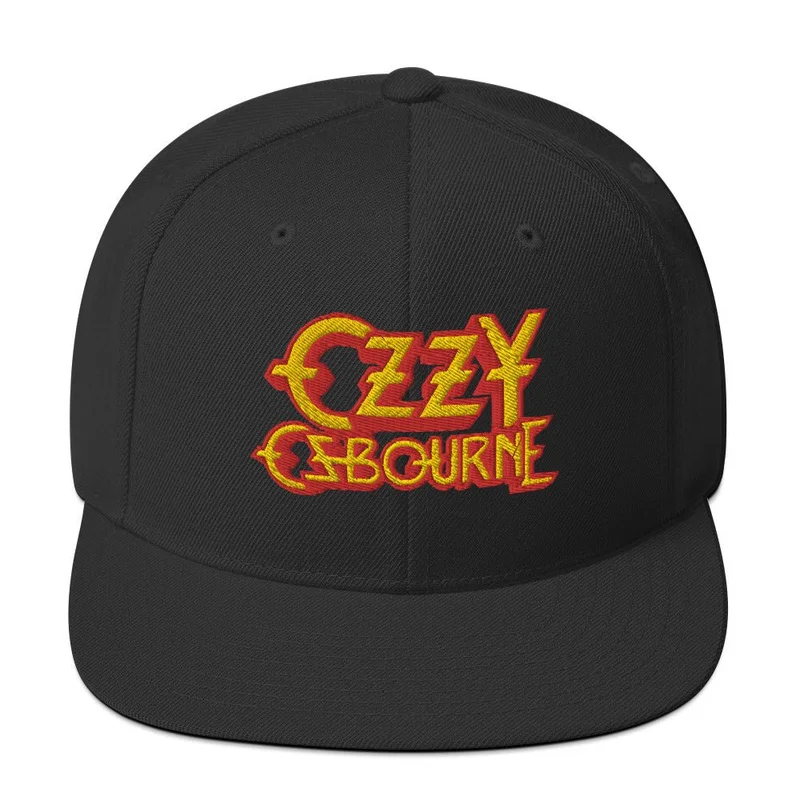 Ozzy Osbourne - Logo Snapback Hat Black