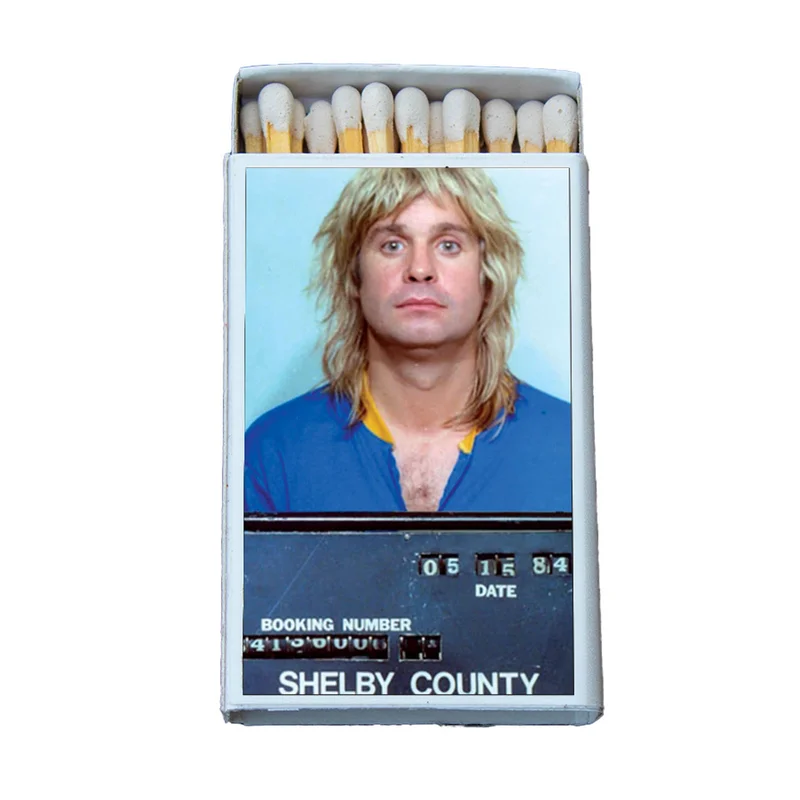 Ozzy Osbourne - Mugshot Matchbook