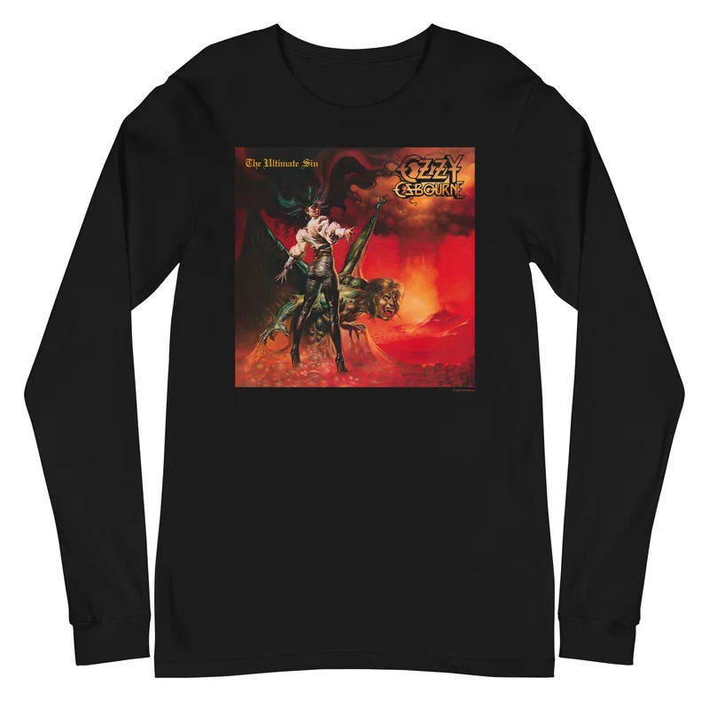 Ozzy Osbourne - Prince of Darkness Long Sleeve T-Shirt Black