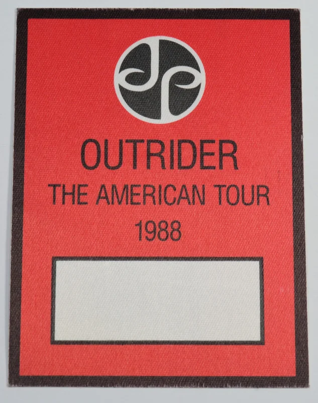 Page, Jimmy - Outrider Backstage Pass
