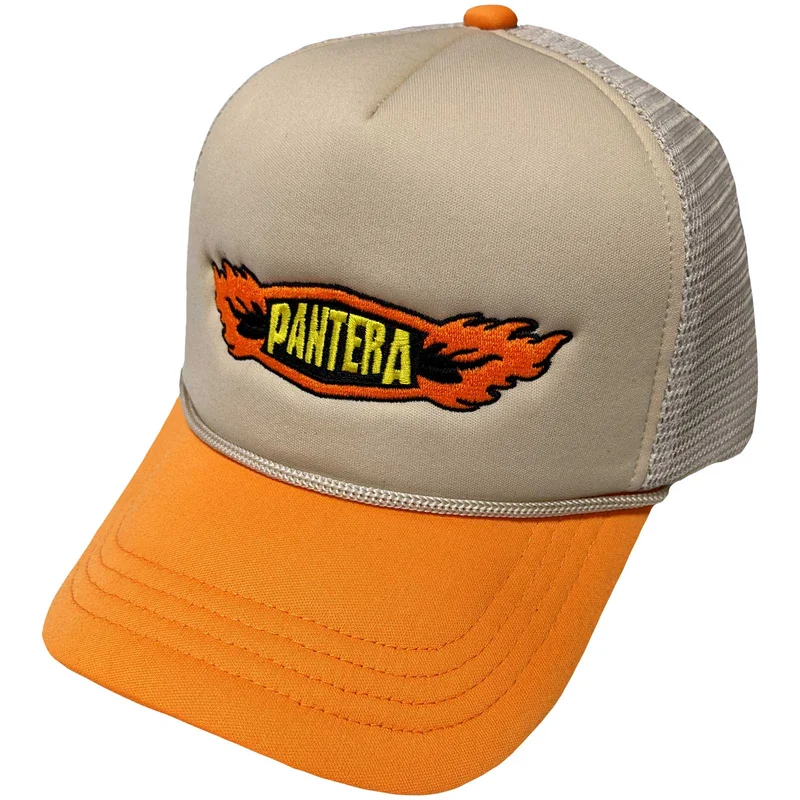 Pantera - Flames Logo Mesh Back Cap
