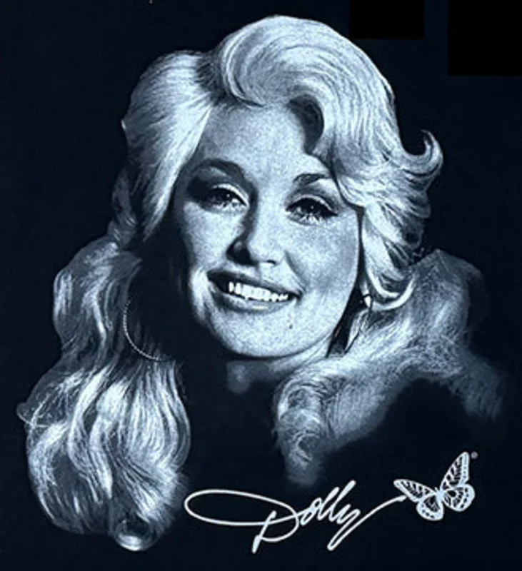 Parton, Dolly - Black & White Portrait T-Shirt