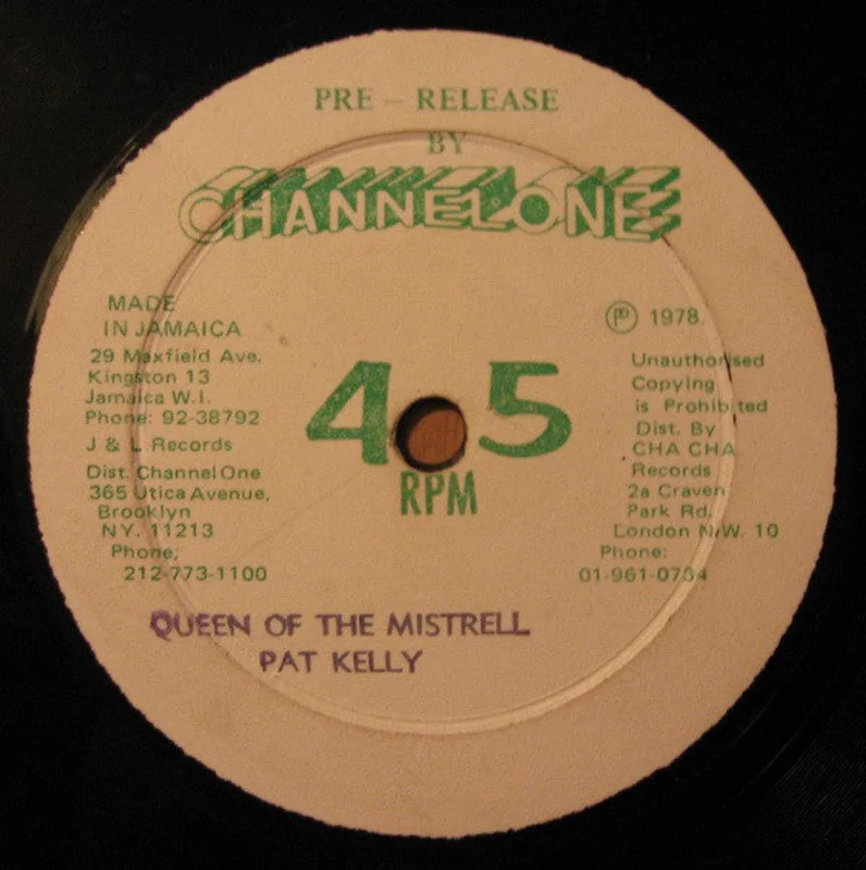 Pat Kelly-Queen Of The Minstrel / If It Don't Work Out 12" Single