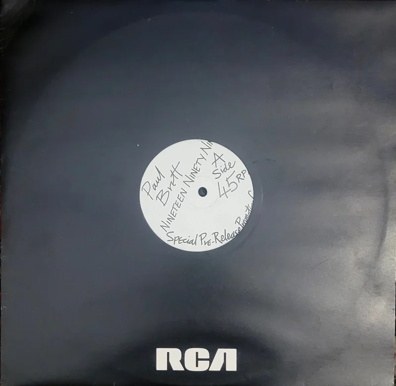 Paul Brett - Nineteen Ninety Nine / Take Five 12" Single (Promo)