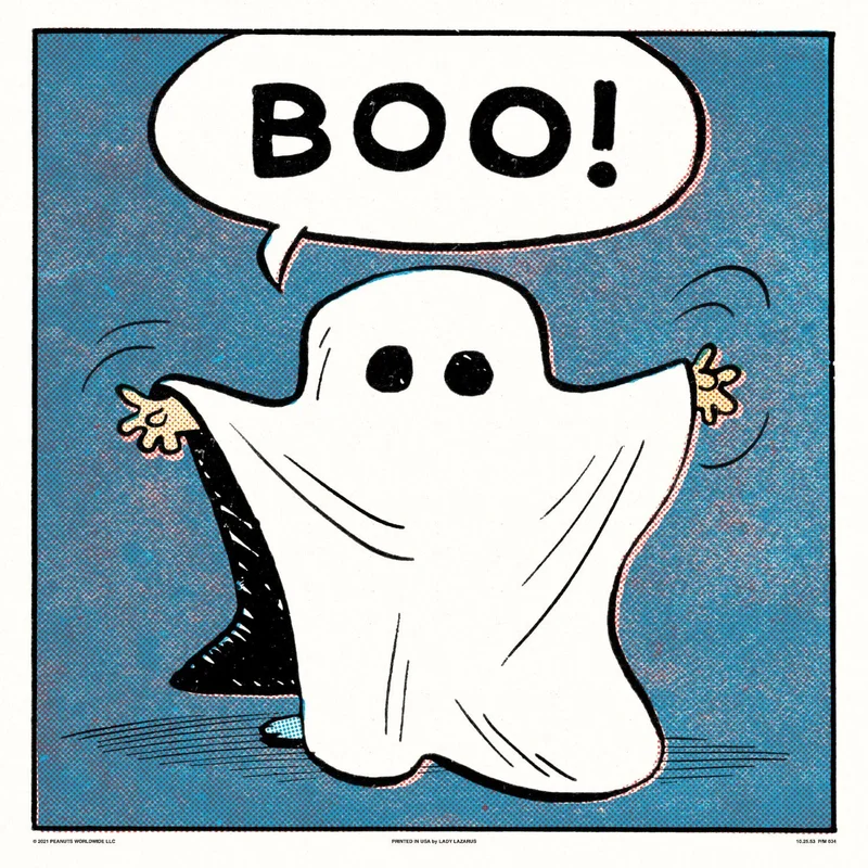 Peanuts Boo! Poster