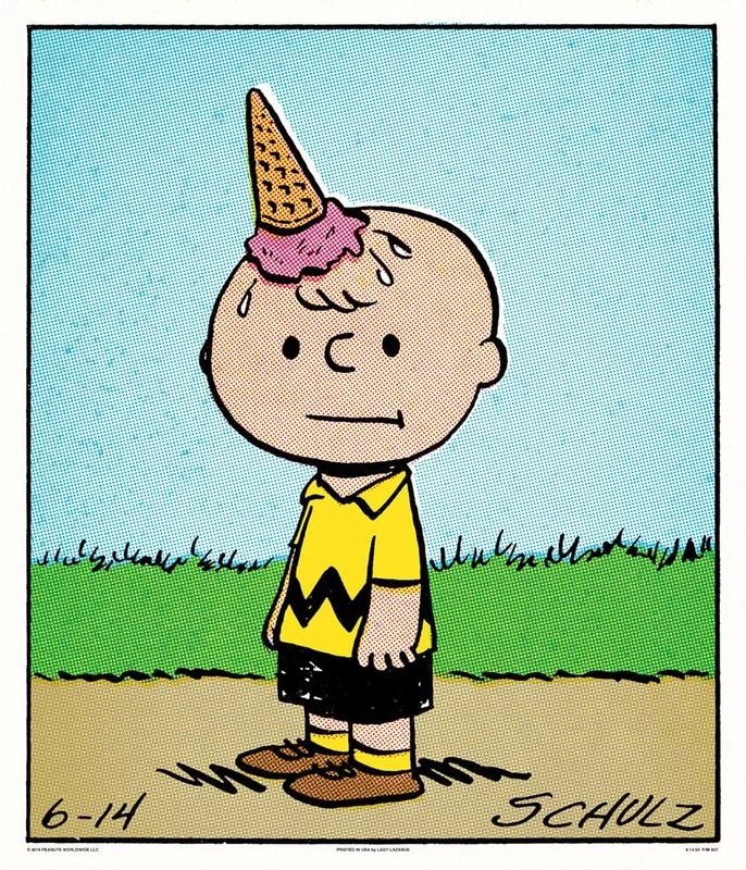 Peanuts Ice Cream Poster
