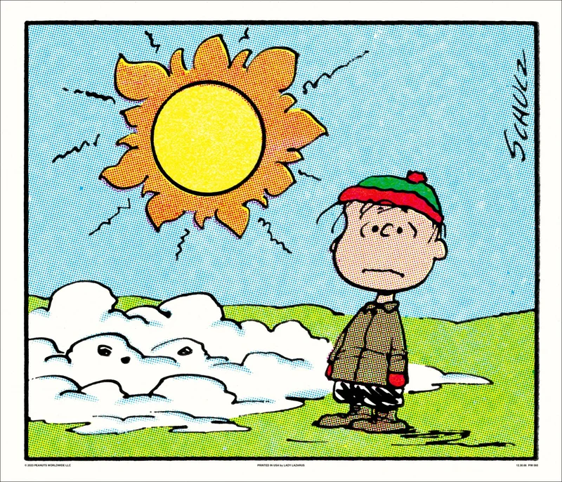 Peanuts Melted Poster