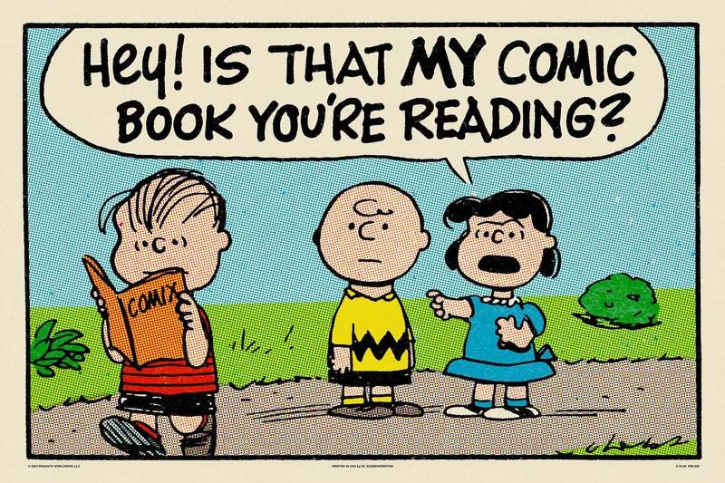Peanuts My Comic Book Poster