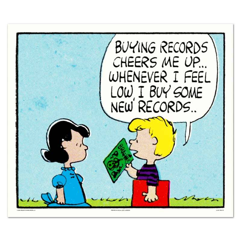 Peanuts New Records Poster
