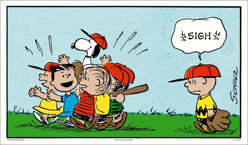Peanuts Sigh Poster