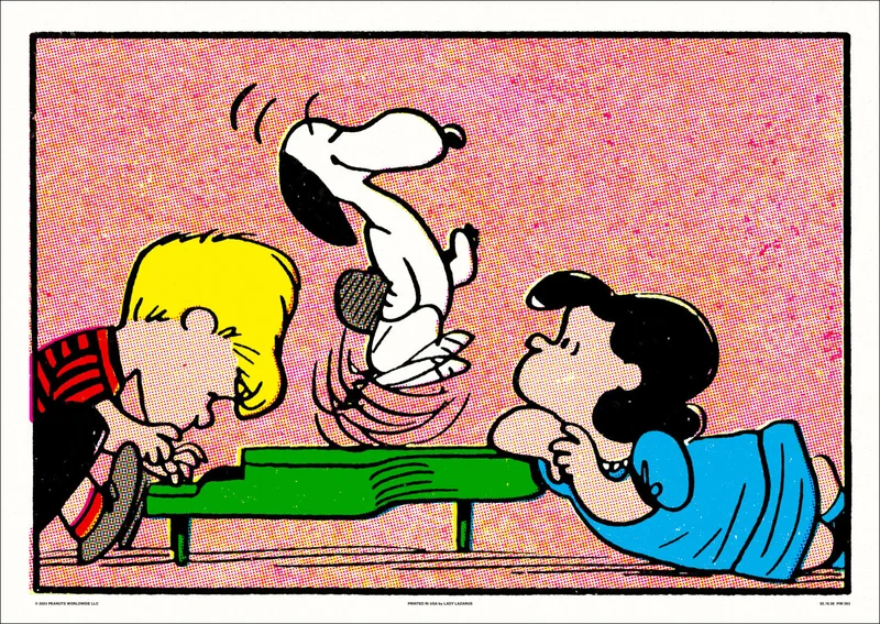 Peanuts Snoopy Dancing Poster