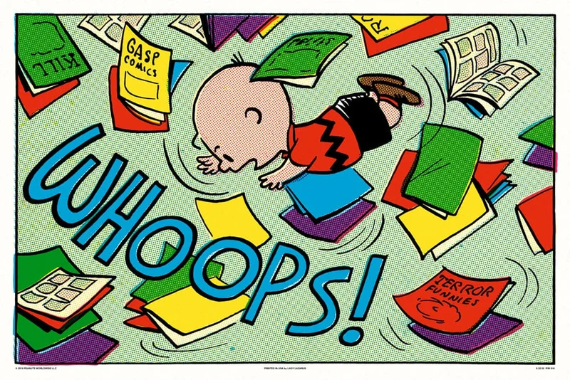 Peanuts Whoops Poster