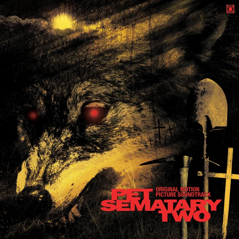 Pet Sematary Two Original Motion Picture Soundtrack 2XLP Orange w/ Red and Yellow Swirl