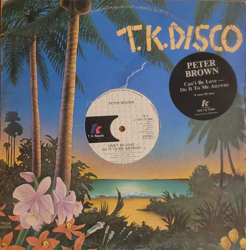 Peter Brown - Can't Be Love-Do It To Me Anyway 12" Single